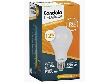 LAMPARA LED CANDELA 12w 5 U