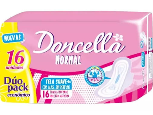 TOHALLITAS DONCELLA DUO CON ALAS x 16u
