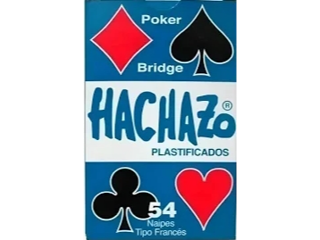 HACHAZO NAIPES  54 U  POQUER