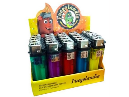 ENCENDEDOR FUEGOLANDIA x 25u