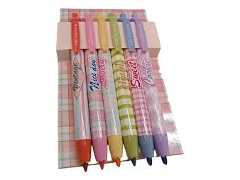 RESALTADORES RETRACTIL PASTEL CHOSCH 6 U