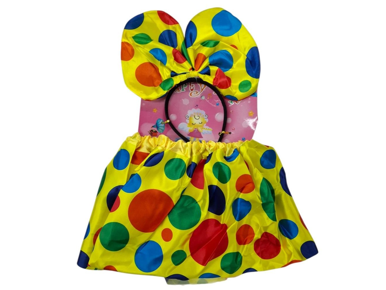 SET PAYASO POLLERA Y VINCHA
