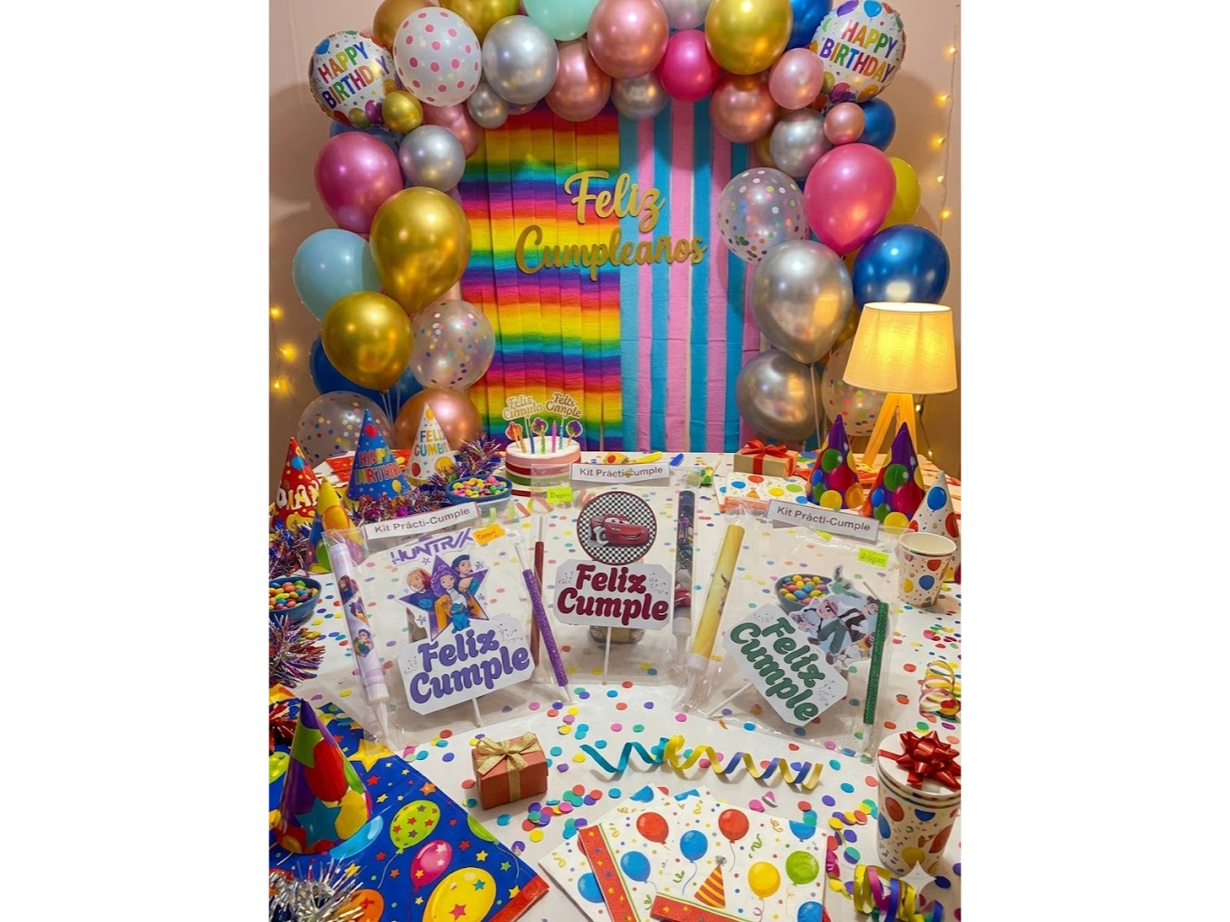 Kit Vela, Bengala y Feliz Cumpe Personaje