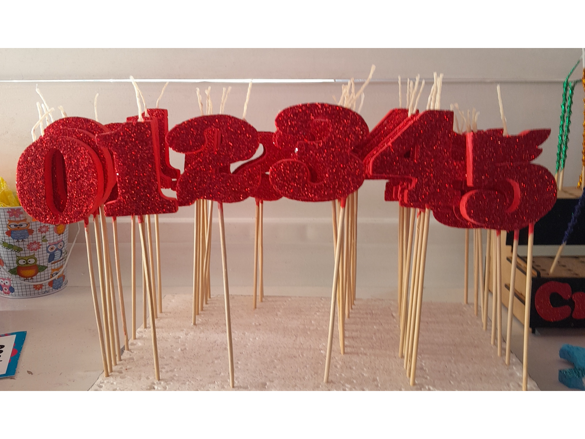 Rojo 6 cm