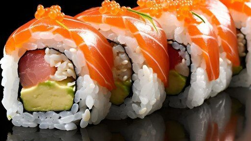 PIEZAS DE SUSHI VARIADAS SIN EMPANADAS CHINAS