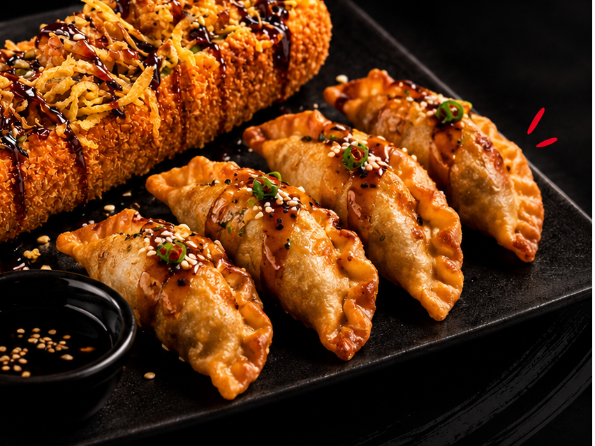 2 EMPANADAS DE SALMON Y LANGOSTINO