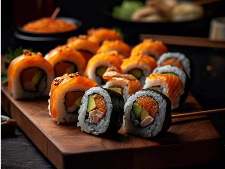 PROMO: 40 PIEZAS VARIADAS + 4 EMPANADAS CHINAS + 1 PORCION DE RABAS