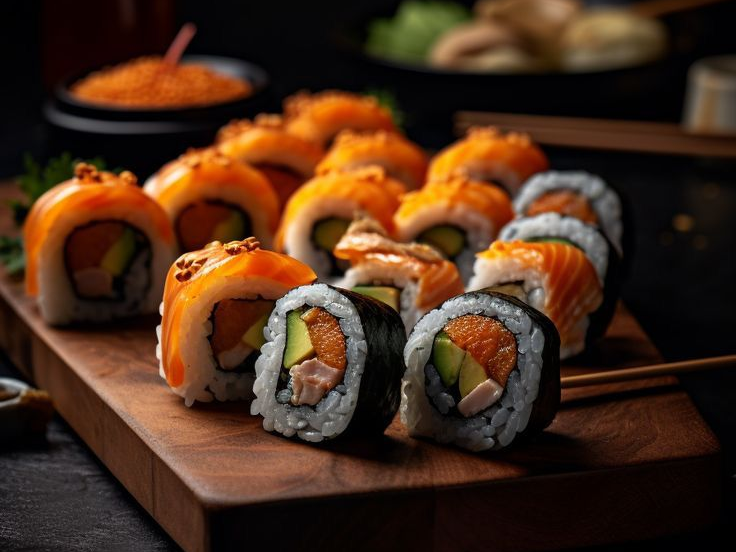 30 PIEZAS VARIADAS + 1 PORCION DE RABAS + 3 LATAS DE GASEOSAS