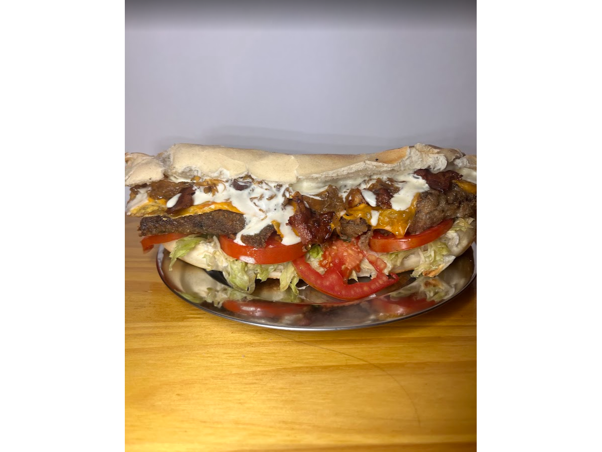 Milanesa estandar americana con papas