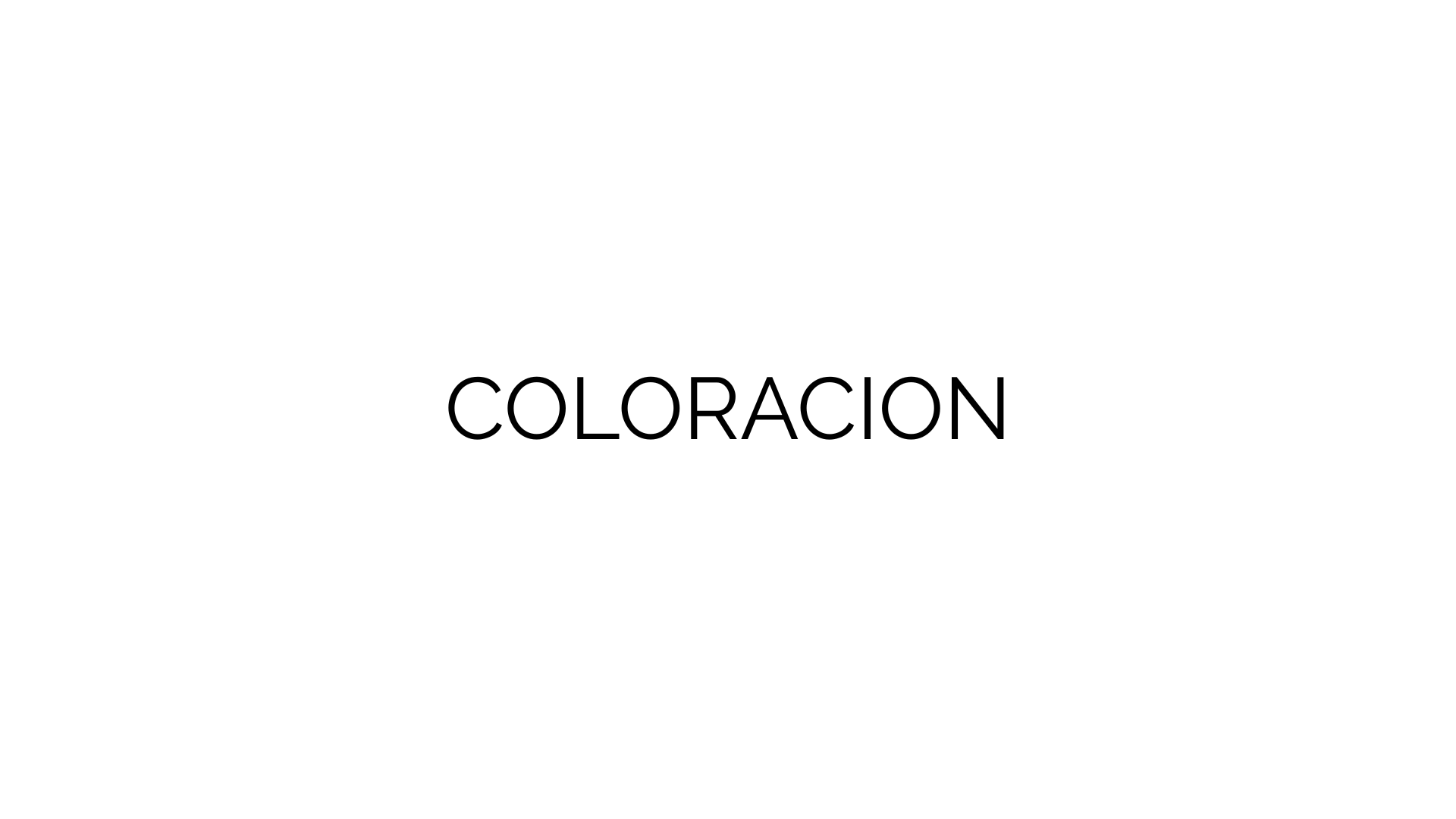 COLORACIÓN