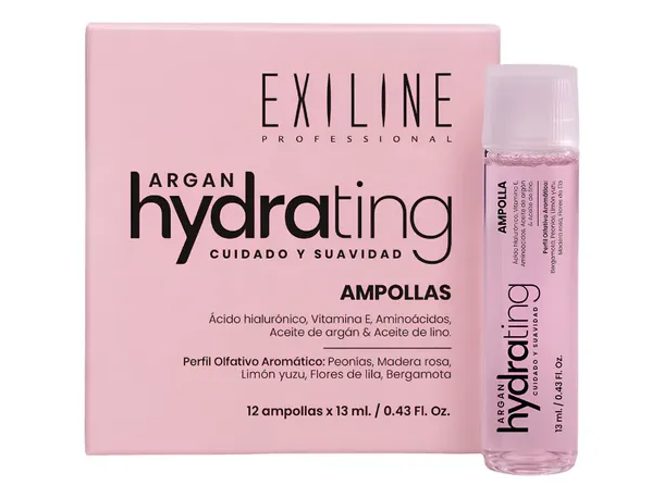 EXILINE ARGAN HYDRATING AMPOLLAS  12X 13ML