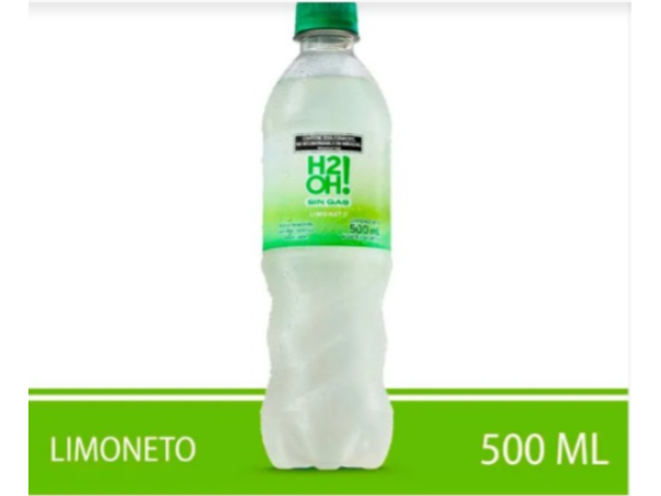 H2o limoneto sin gas 500ml