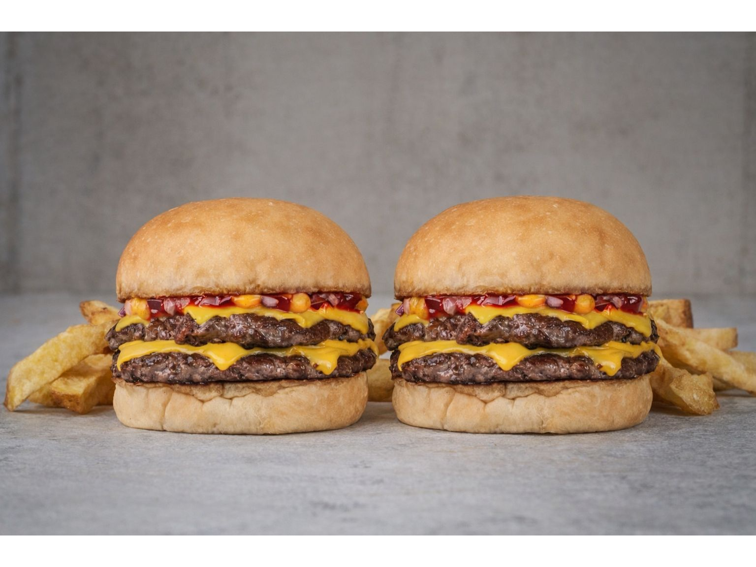 2 Burger doble cuarto