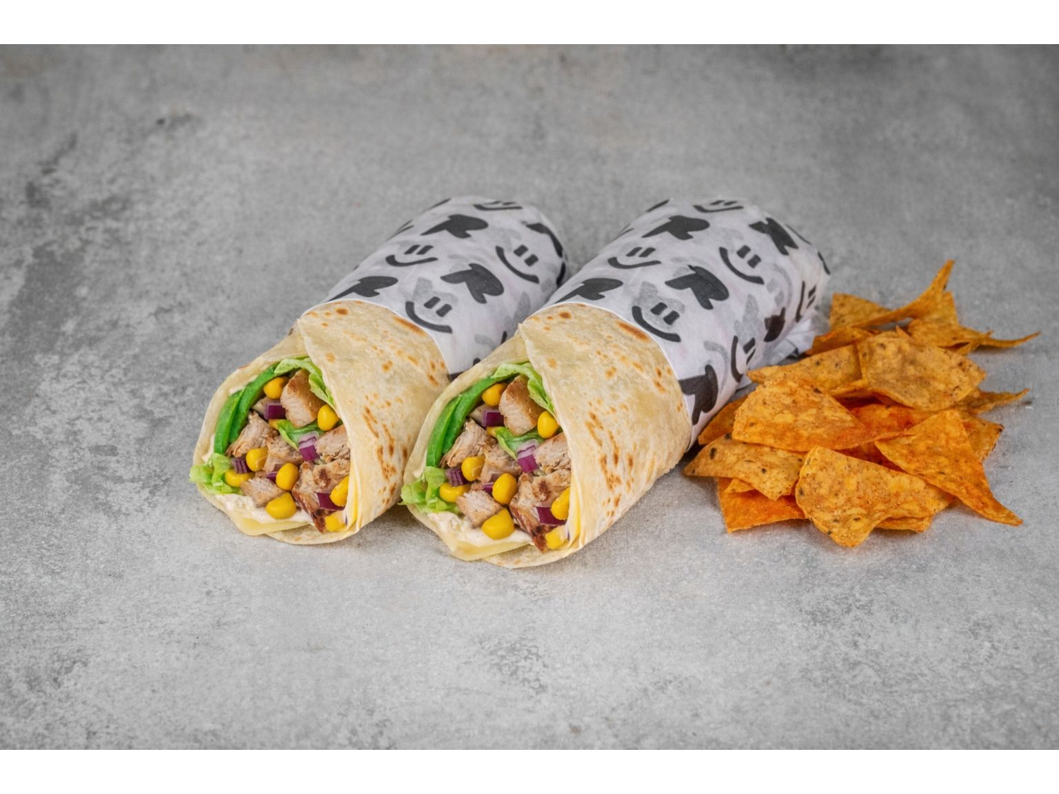 2 Wrap de pollo fresco