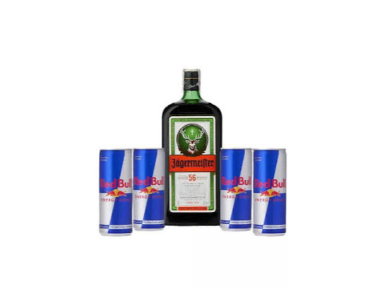 Jägermeister + 4 Red Bull 250