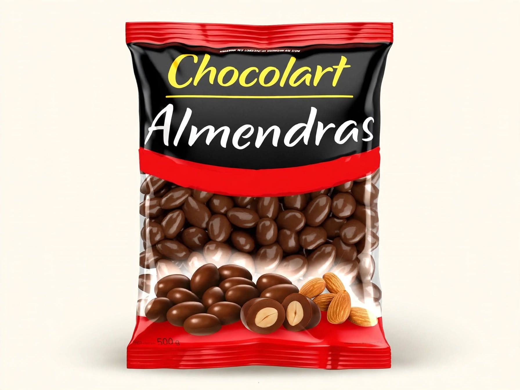 Almendras c/chocolate x 500 gr