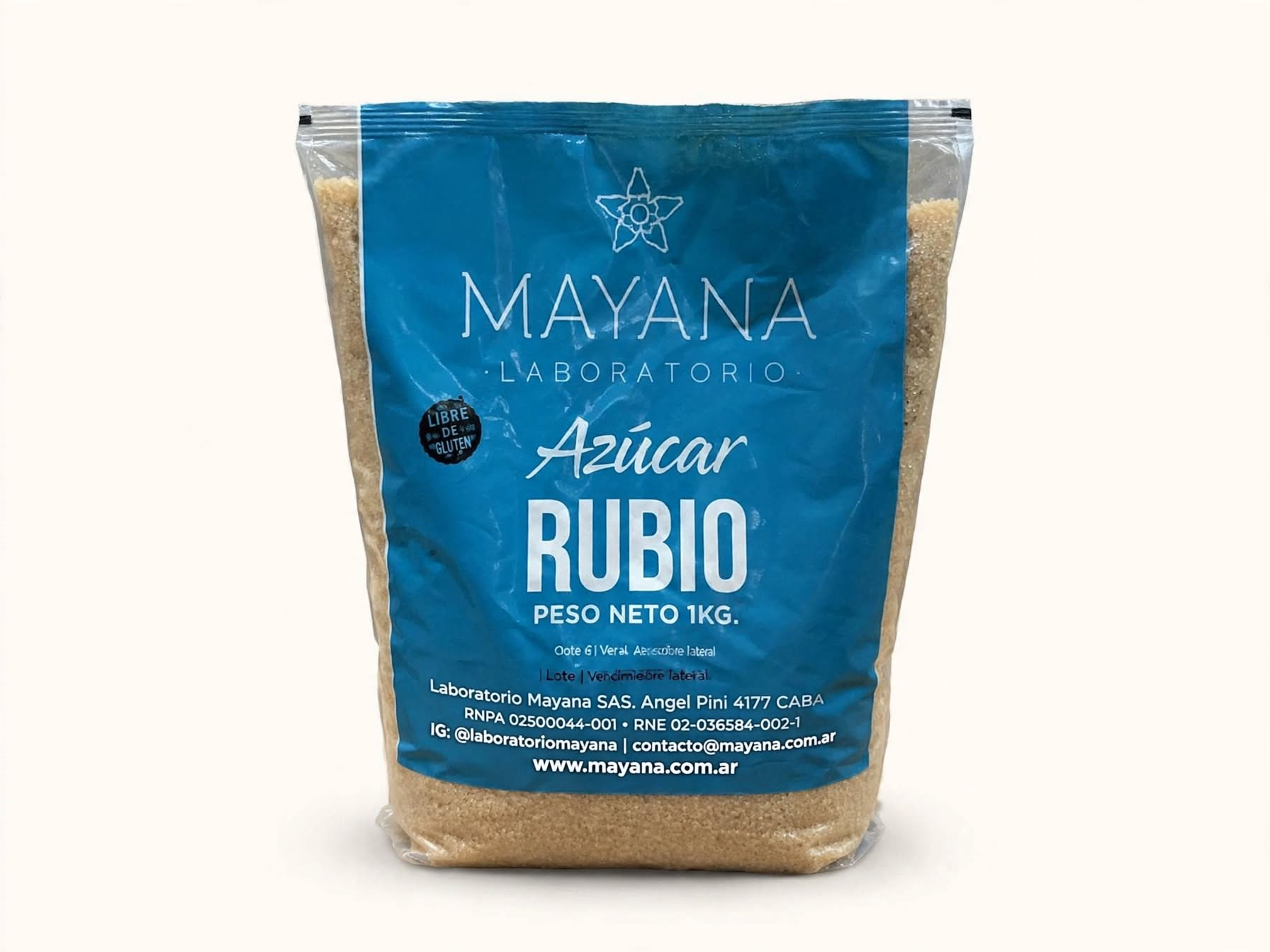 Azúcar rubia Mayana S/TACC x 1 kg