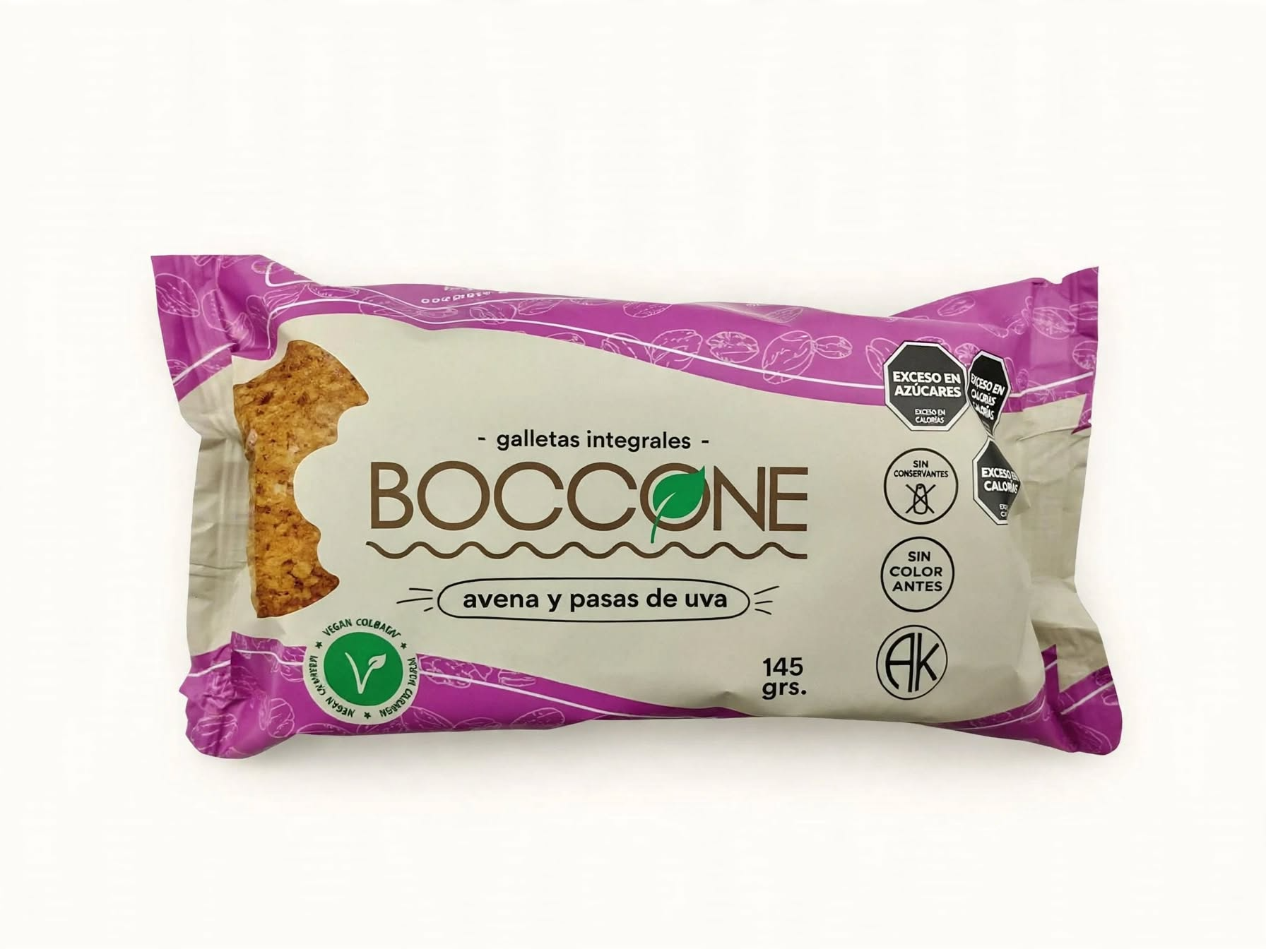 Avena y Pasas de Uva x 145 gr