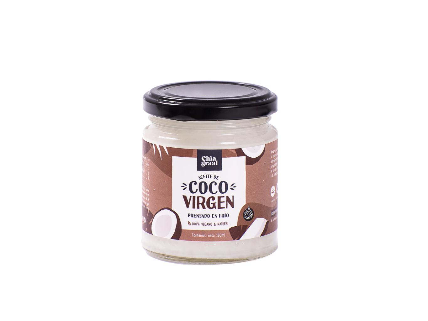 Aceite de Coco Virgen 180 ml Chia Gral