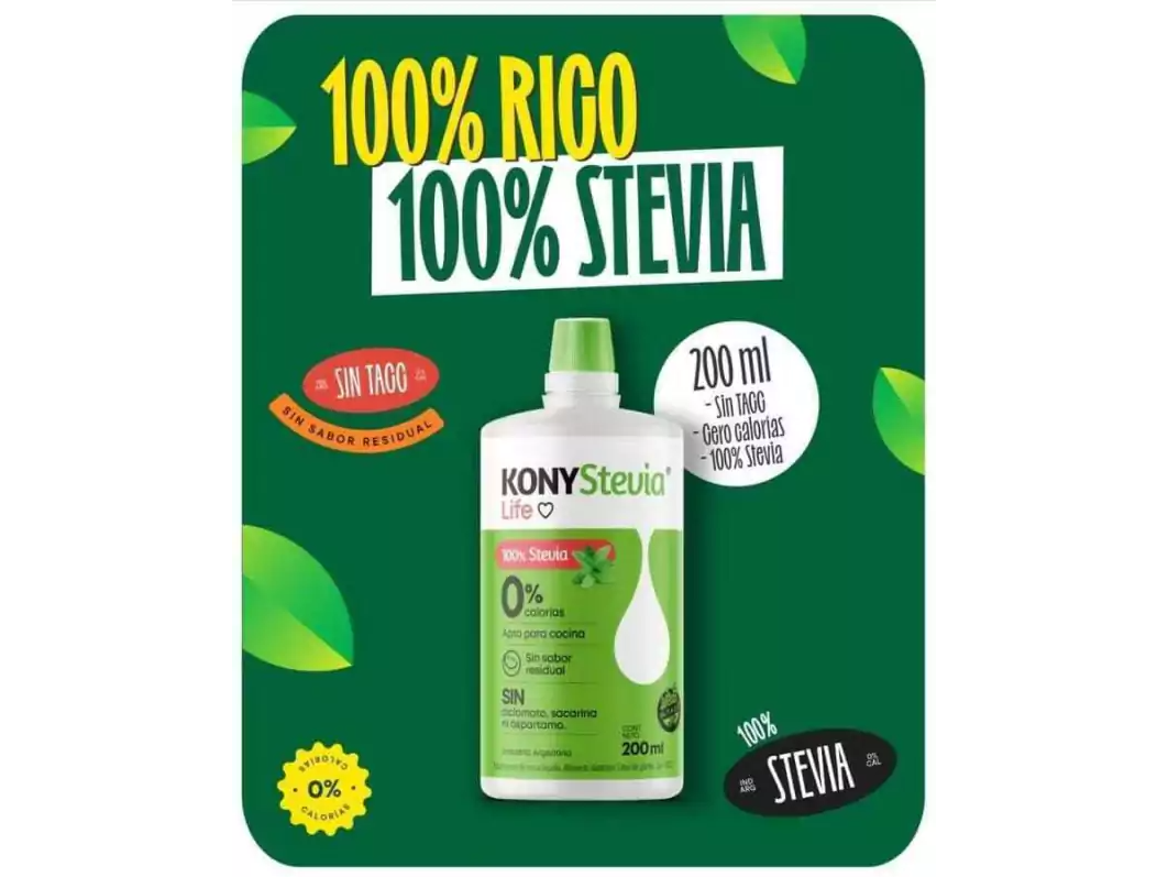 Stevia líquida Kony Life x 200ml 100% stevia