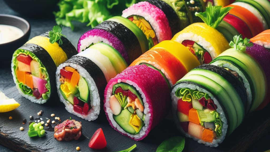 ARMA TU ROLL SUSHI VEGGIE Y VEGANO NUEVO!!!