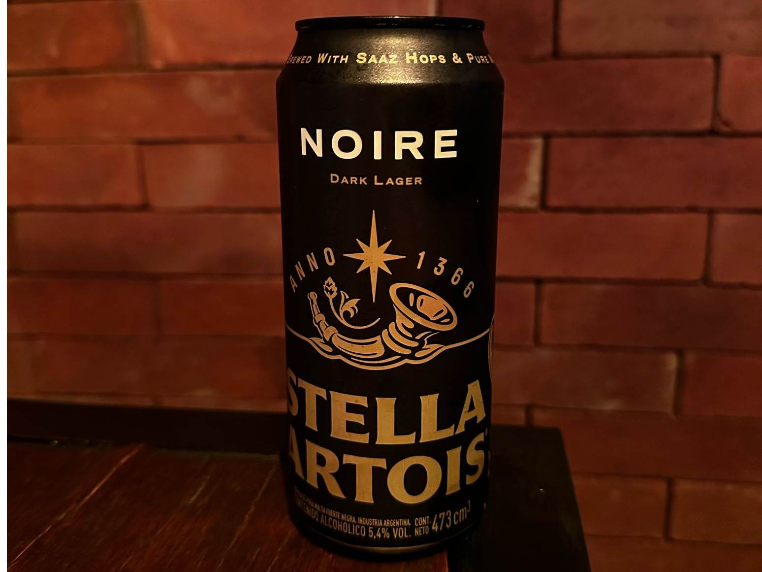 STELLA NEGRA LATA 473 CC