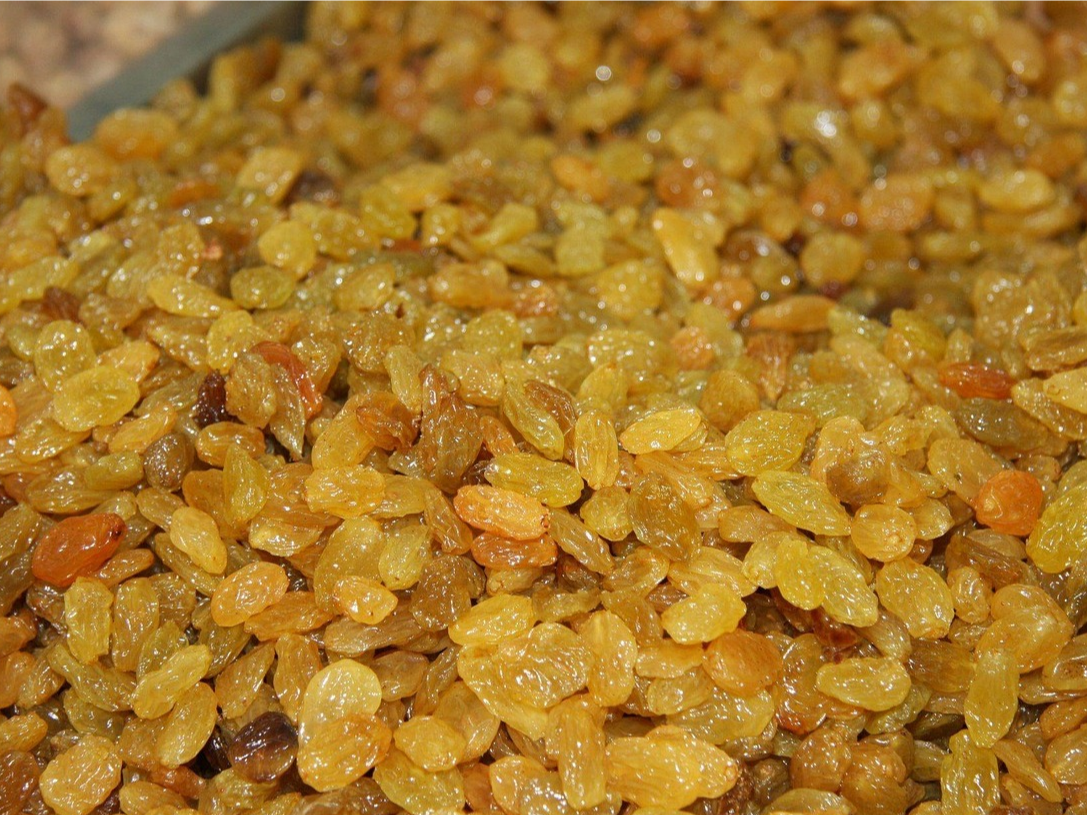 Pasas Rubias sin semillas