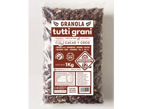 Granola cacao y coco x 1kg
