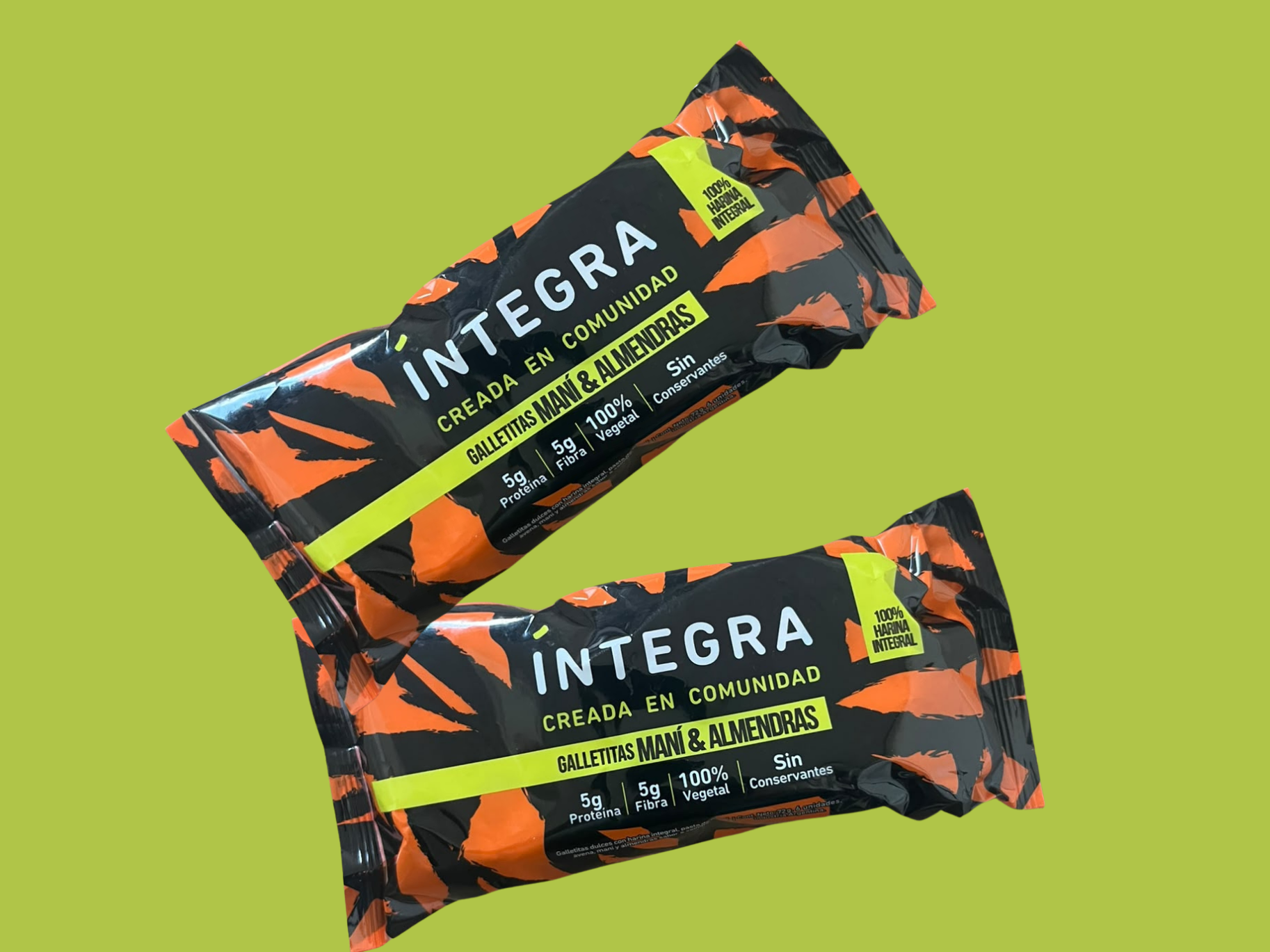 GALLETAS INTEGRALES mani y almendras 170g integra