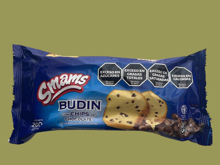 BUDIN con chips de chocolate smams