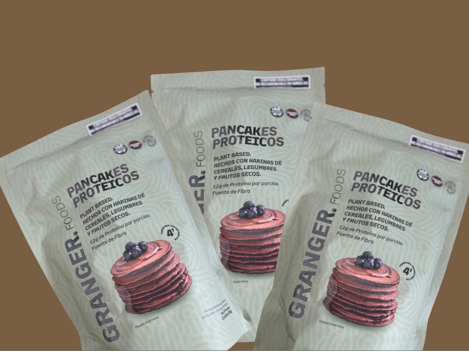 PANCAKES PROTEICOS plant based chocolate suizo