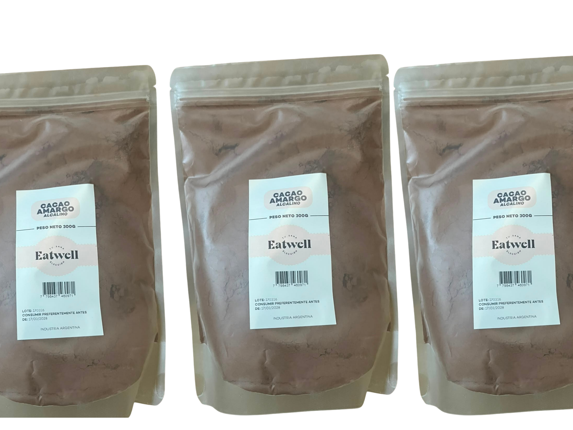 CACAO AMARGO ALCALINO doy pack 300gr
