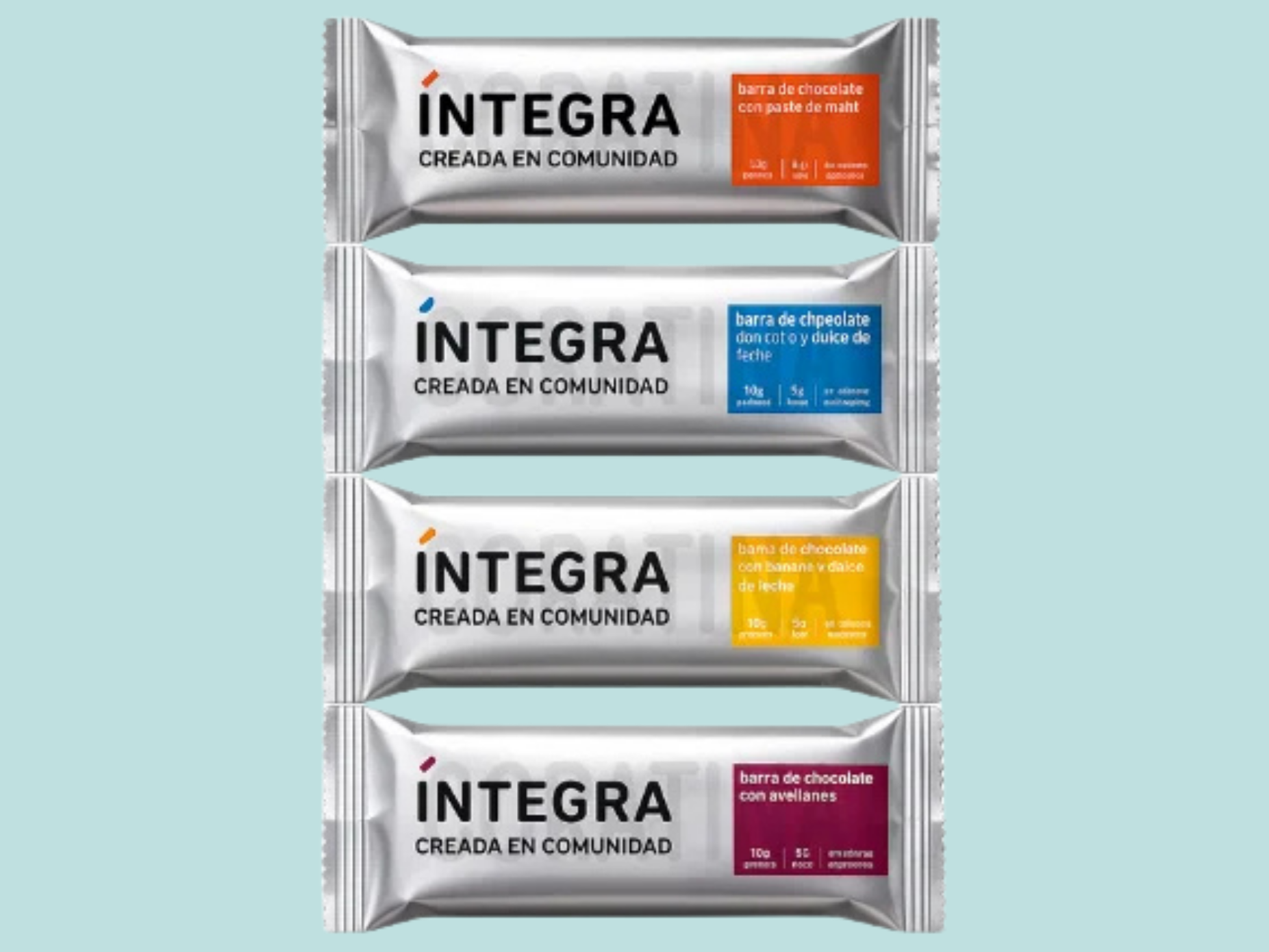 BARRAS DE CHOCOLATE INTEGRA
