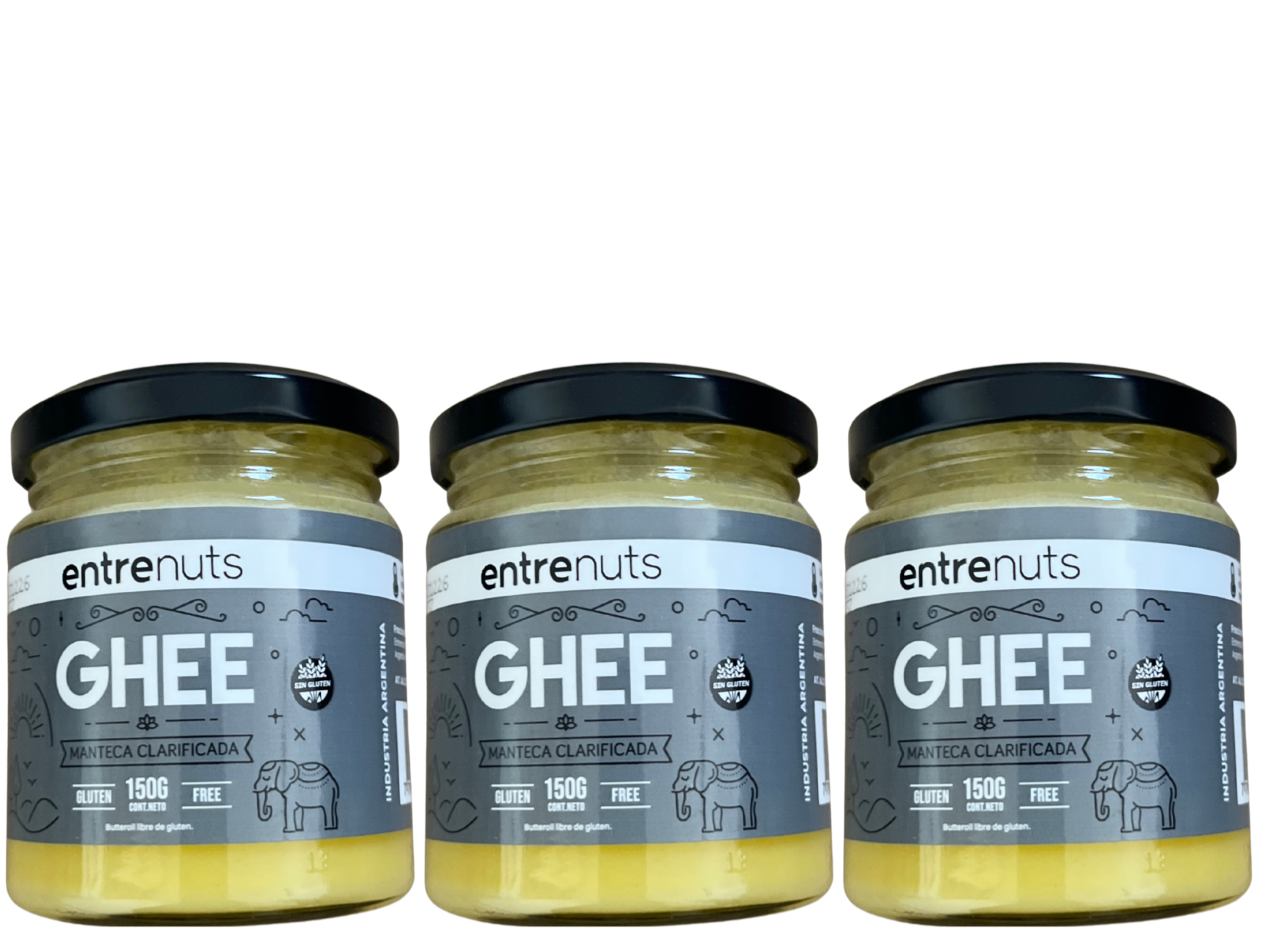 GHEE MANTECA CLARIFICADA 150GR entrenuts
