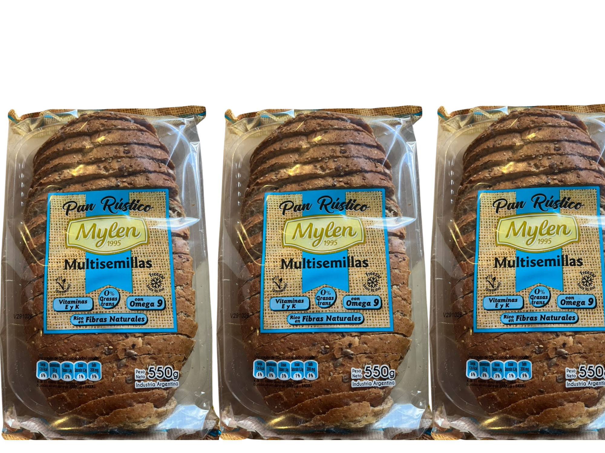 PAN RUSTICO MULTISEMILLAS 550G