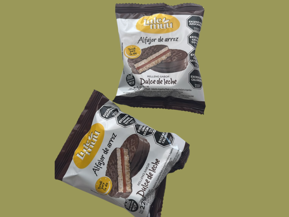 ALFAJOR CUBIERTO CON CHOCOLATE relleno dulce de leche lulemuu