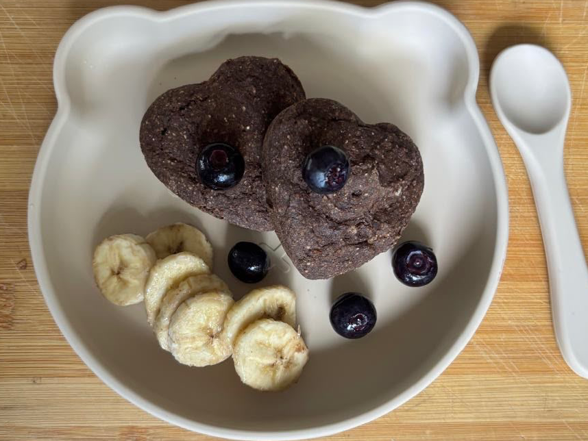 BANANA Y CACAO HEARTS x6unid