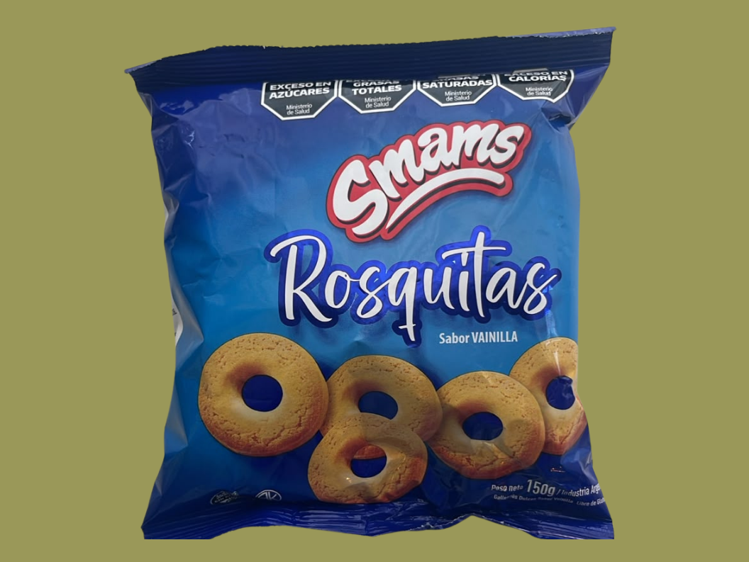 ROSQUITAS sabor vainilla smams