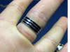 Anillo acero 3 líneas