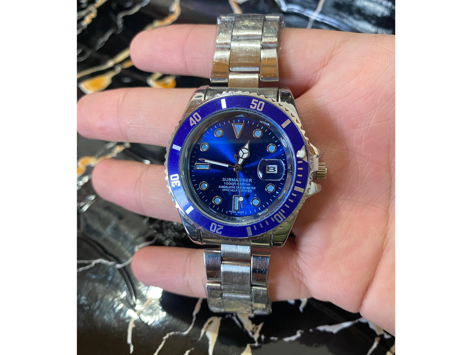 Rolex submarino azul