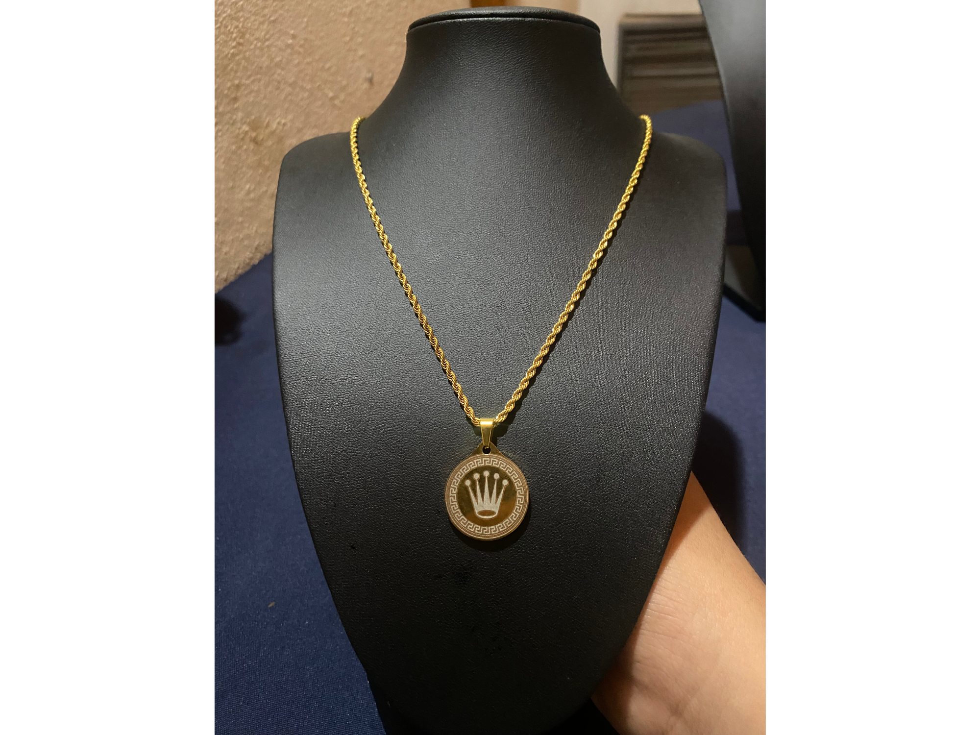 Cadena + dije grabado a elección