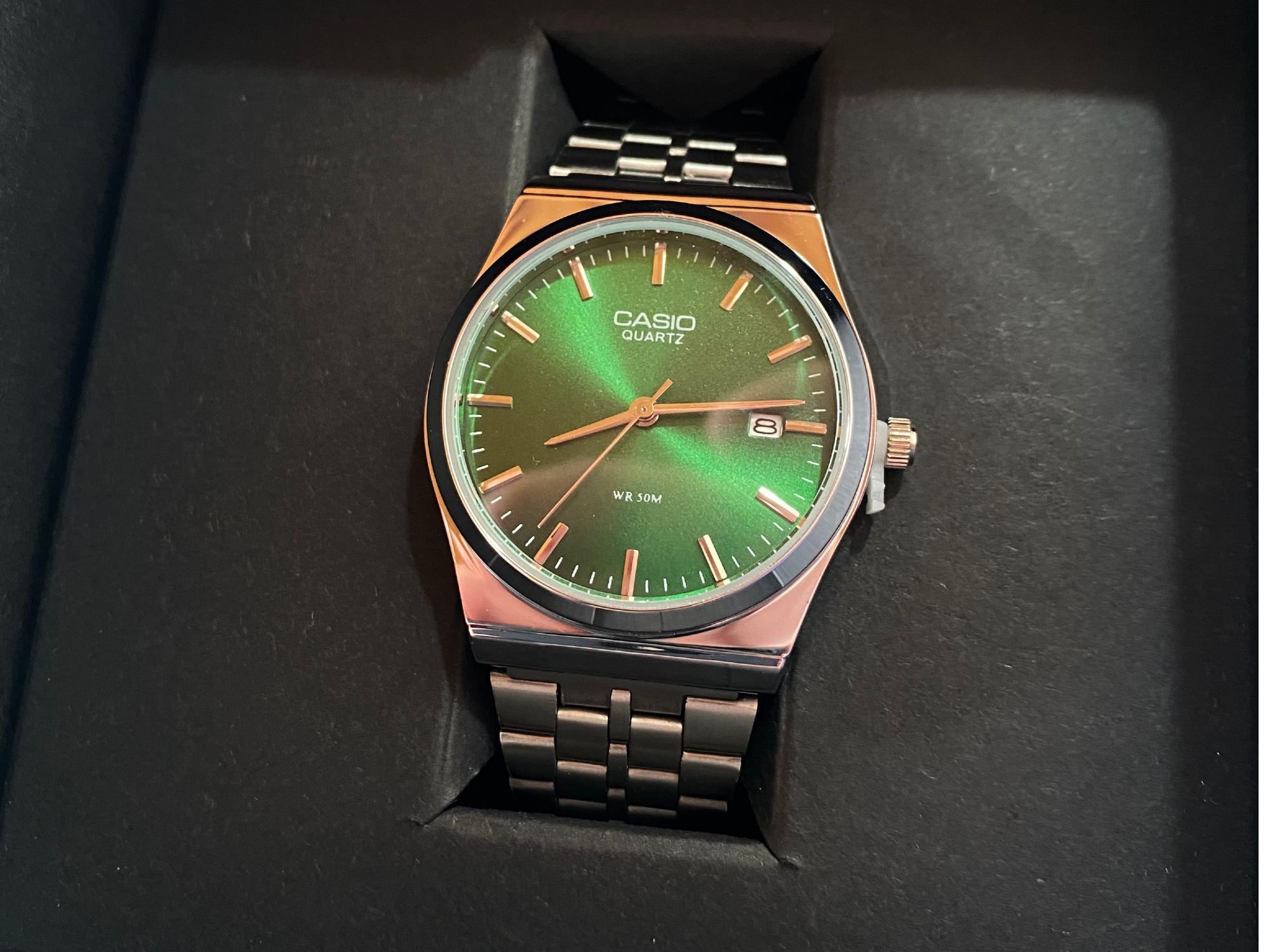 Casio plateado