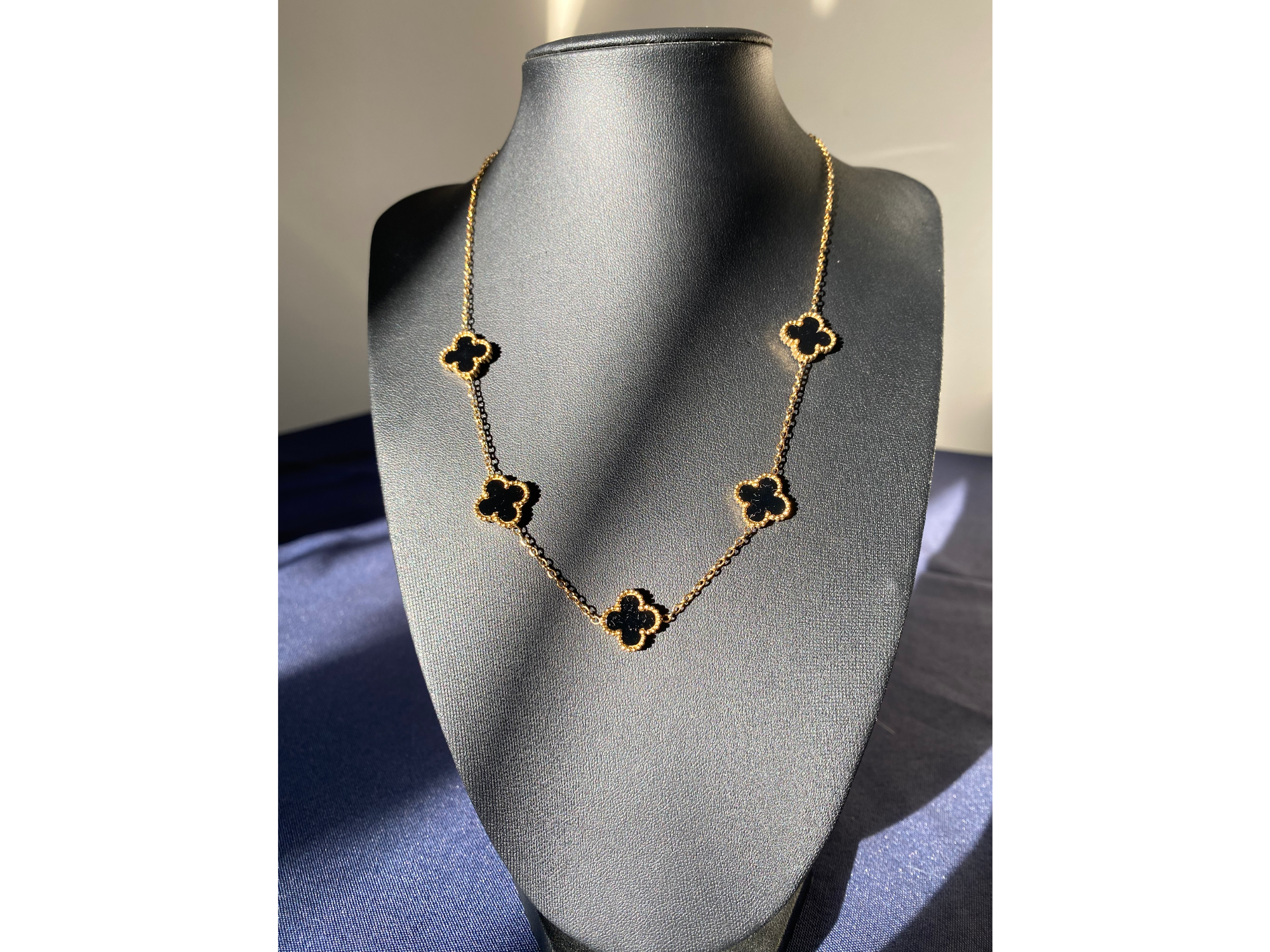 Van cleef🍀 negro oro