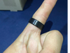 Anillo negro liso