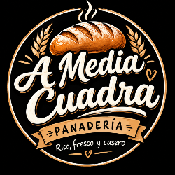 Logo Panaderia – A Media Cuadra
