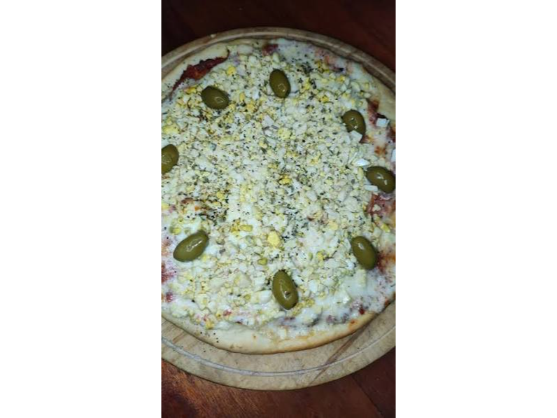 Pizza Huevo duro
