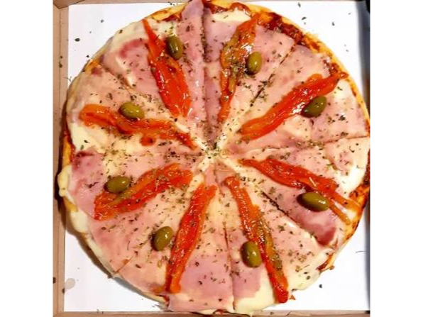 Pizza especial morrones