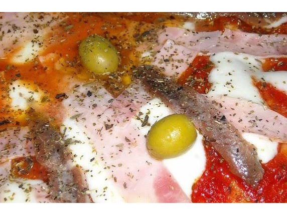 Pizza especial anchoas