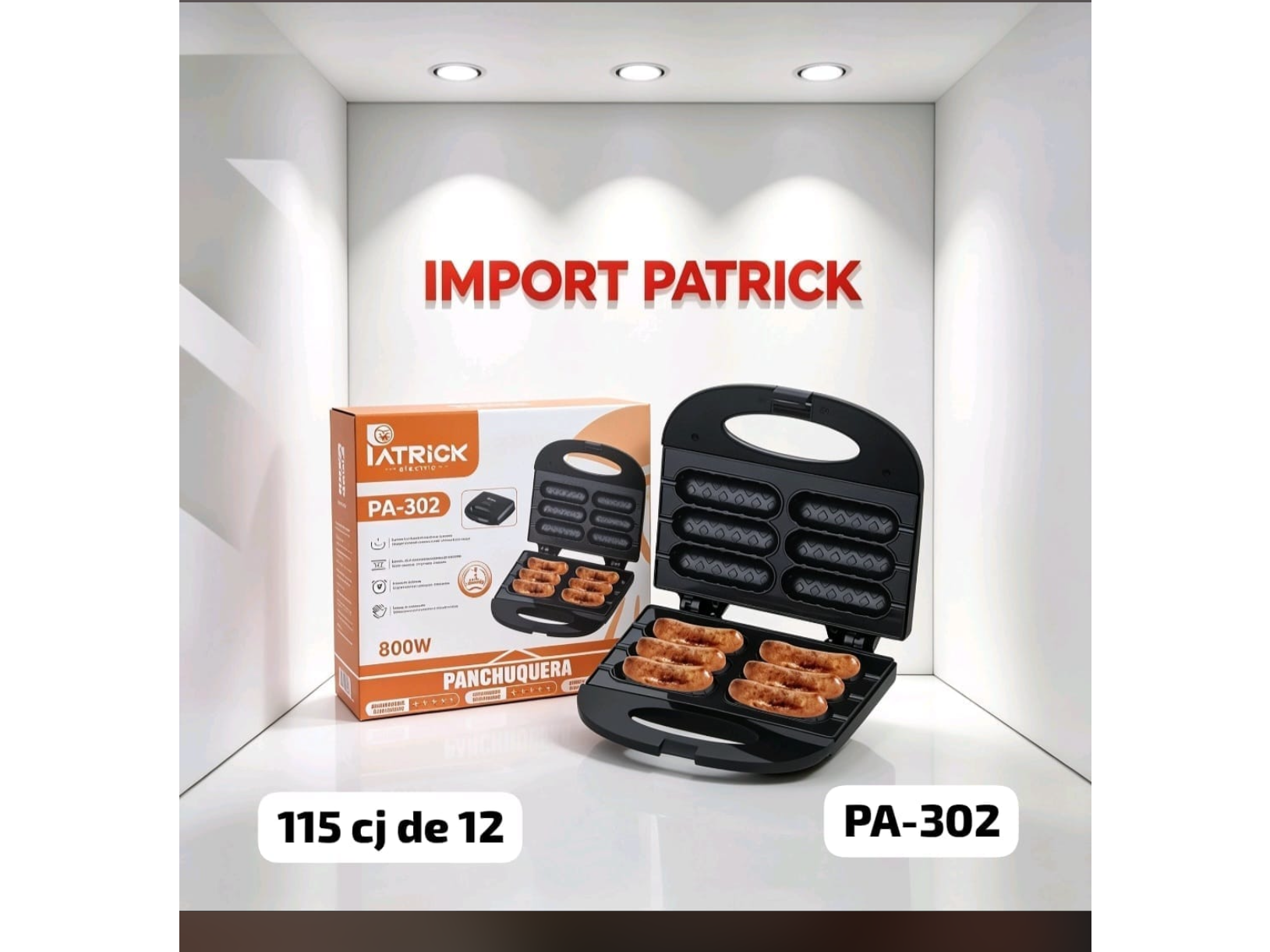 Panchuquera, caja de 12 U, 200,000 pesos