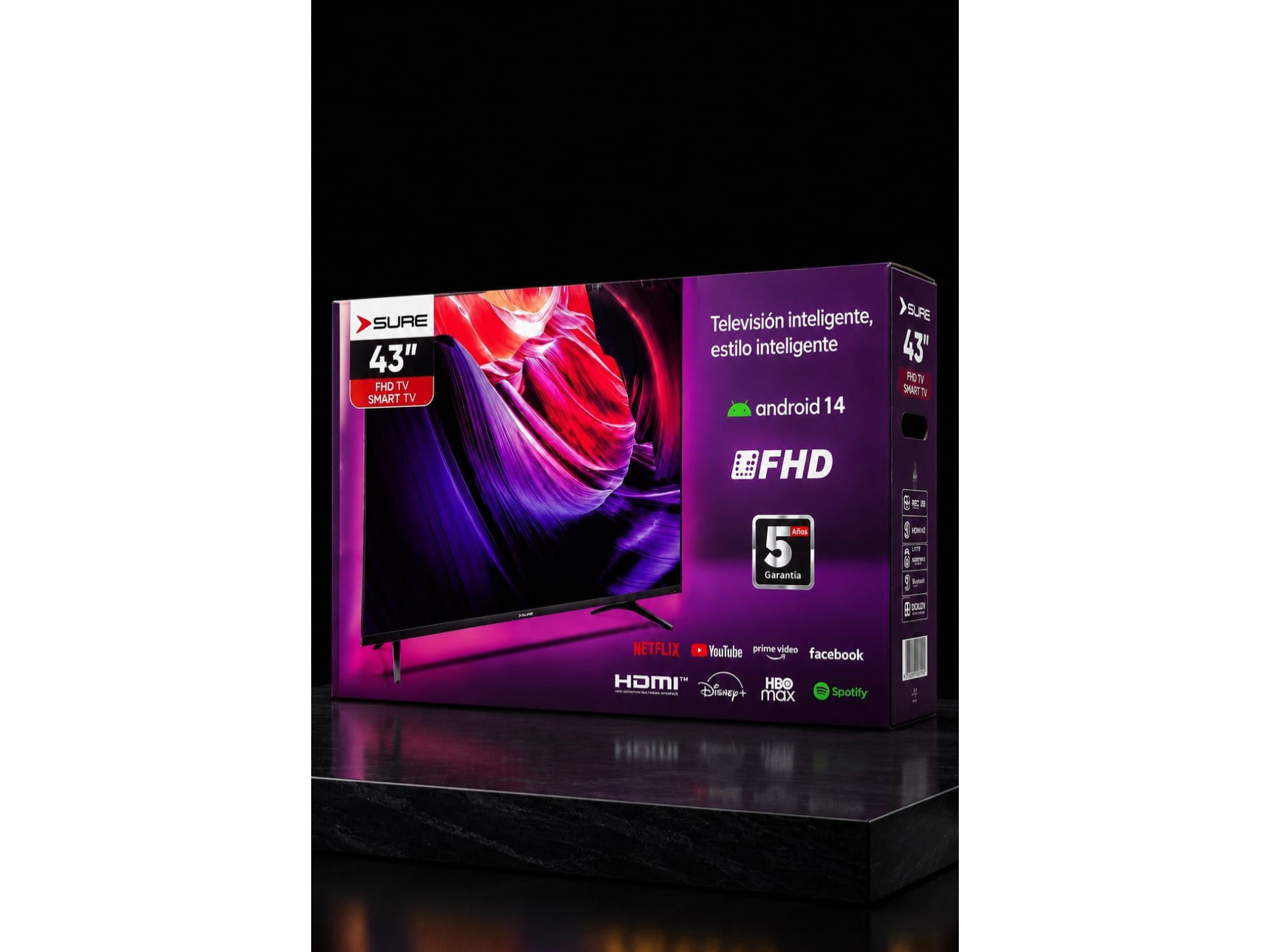Televisor SURE  43 pulgadas